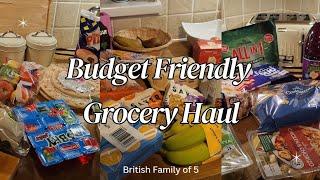 Budget-Friendly UK Grocery Haul | Morrisons | New Year | Family of 5 | England 󠁧󠁢󠁥󠁮󠁧󠁿