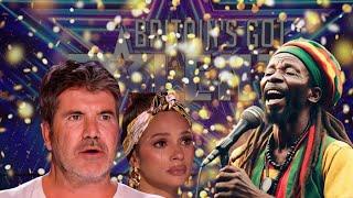 Golden Buzzer:Bob Marley Grand Son Perfom In BGT 2024 ,Simon Reacted On His Voice/Reggae In BGT2024