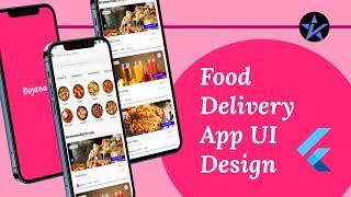 Food Delivery App UI Design - Flutter App | Concept | Flutter Tutorials