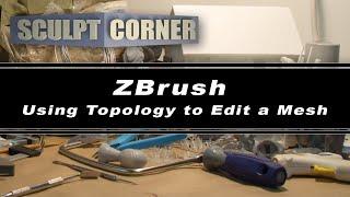 ZBrush Using Topology to Edit a Mesh