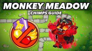 How To Beat Monkey Meadow on CHIMPS | BTD6