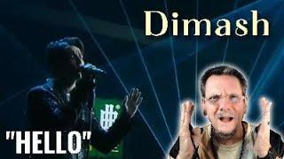 Dimash Kudaibergen - Hello - First Time Reaction. Excellent Cover!