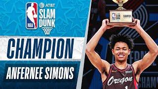 Anfernee Simons WINS The #ATTSlamDunk​ Contest | 2021 #NBAAllStar