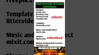 GET FREE FOOTAGE WITHOUT COPYRIGHT FROM WEBSITES VIRAL VIDEO #Short #shortsfeed  #Viral