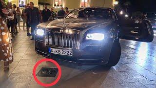 "Smashed" Rolls Royce into security bollards at new Monaco Casino Square!