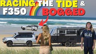 its NOT all RAINBOWS camping at Rainbow Beach Teewah and Double Island Point / 4x4 & offroad caravan