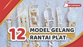 PILIHAN CANTIK 12 MODEL GELANG RANTAI PLAT