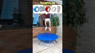 Qual o trampolim mais radical?! #shorts #challenge