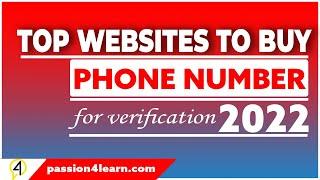 How To Buy Phone Number for SMS Verification - Buy Virtual Phone Number Online | Passion4Learn