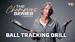 JoAnne Teaches This Pickleball "Tracking Drill" To Improve Coordination  | Champions Series Ep. 3