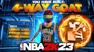NEW "4-WAY GOAT" BUILD NEEDS TO BE BANNED in NBA 2K23! GAMEBREAKING BEST BUILD in NBA 2K23!