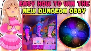EASY How To Win The New Dungeon Obby And How To Skip The Throne Tower Quest Royale High Update