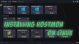 Installing HostMon - Simple Host Monitor and Application Dashboard - on Linux