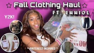 FALL CLOTHING HAUL 2023  ft. EMMIOL , try on haul + honest review (y2k, 2000s, Pinterest inspo)