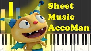 Henry Hugglemonster Theme Song Piano Sheet Music