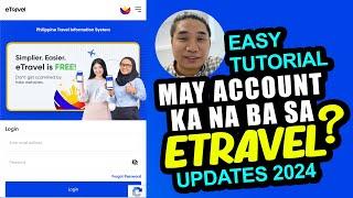 Paano mag register sa Bagong Etravel 2024 | Etravel Account Registration Tutorial Guide 2024