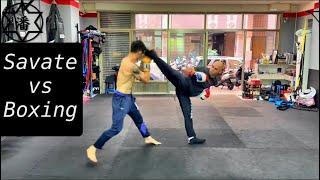 What Happens if you Kick a BOXER?! The Power of Kicks: Savate vs Boxing ft @BOXPAN