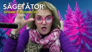 Zodia SĂGETĂTOR  HOROSCOP 23-29.12.2024 cu astrolog ACVARIA (versiune short)