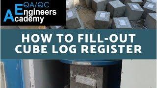 How to Fill Out the Cube Log Register