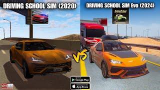 Driving School Sim Evo vs Driving School Sim (2020) - Game Comparison | which Ovilex game is better