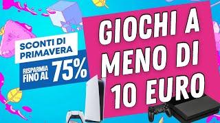 GIOCHI A MENO DI 10 EURO PER PS4 - PS5 / sconti aprile 2023 playstation store #playstation #ps5