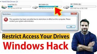 How to Restrict Access to Drives in Windows PC