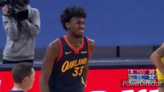 James Wiseman BAD Knee Injury after Scary Fall againts the Rockets! Torn Meniscus!