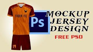 Mockup Jersey Photoshop - Free PSD