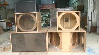 Design professional event speaker enclosures // 3 way professional event sound set