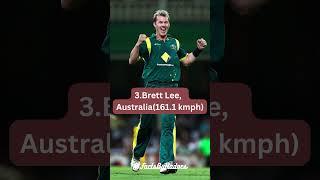 Top 5 Fastest Cricket Balls Ever Bowled #cricket  #viralvideo #shorts #cricketcommunity #crazyspeed