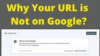 How to fix url is not on google || url is not on google indexing errors blogger