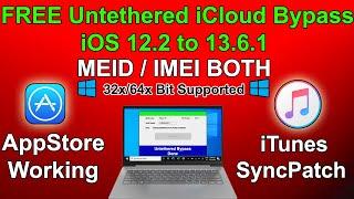 Free Untethered iCloud Bypass iOS12/13 Windows With iTunes Patch| iCloudBypass iOS 14 13.7/12.4.8