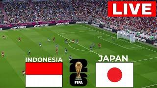 LANGSUNG: Indonesia vs Jepang I Kualifikasi Piala Dunia AFC 2026 | STREAMING LENGKAP I efootball