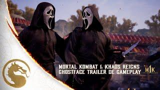 Mortal Kombat 1 : Khaos Reigns - Trailer de Gameplay officiel de Ghostface