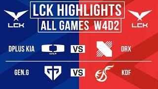 LCK Highlights ALL GAMES Week 4 Day 2 | LCK Summer Split 2024