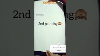 My 2nd painting  #viral #satisfying #youtubeshorts #painting #diy #shorts #nimi @CrafterNimi101