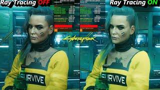 Cyberpunk 2077 Ray Tracing ON Vs OFF 1440p | RX 6900 XT | Ryzen 7 5800X
