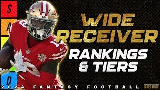 Top 40 Wide Receiver Rankings - 2024 Fantasy Football