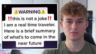 More Ridiculous TikTok 'Time Travelers'