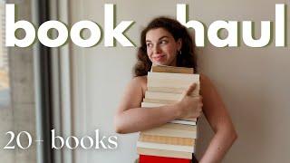 I got all my books back from storage (and book haul)  20 + books