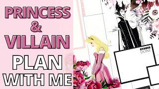 PLAN WITH ME | DISNEY PRINCESS & VILLAIN | CLASSIC HAPPY PLANNER