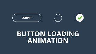 Button Loading Animation on Click Using JQuery