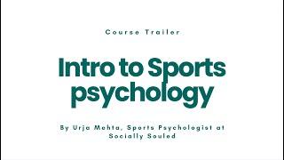 Intro to Sports Psychology Course | Socially Souled | Psychology India