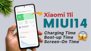 Xiaomi 11i MIUI 14.0.1.0 Charging Test, Boot Test, Screen-On Time & Battery Drain test