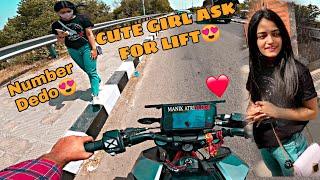 Cute Strangergirl asking for lifton My Duke 390| Number Milgaya aaj Toh@Sanchituli