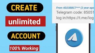 Create unlimited telegram account without phone number 2024/make unlimited telegram account