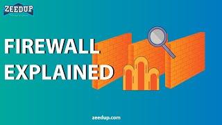 What is a Firewall  2D animated Video : Zeedup