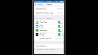 How to use less cellular data on iPhone