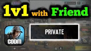 ️How To Play 1V1 with Friends in 2024 COD Mobile