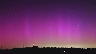 Peak of the Perseid Meteor Shower and Bright Northern Lights